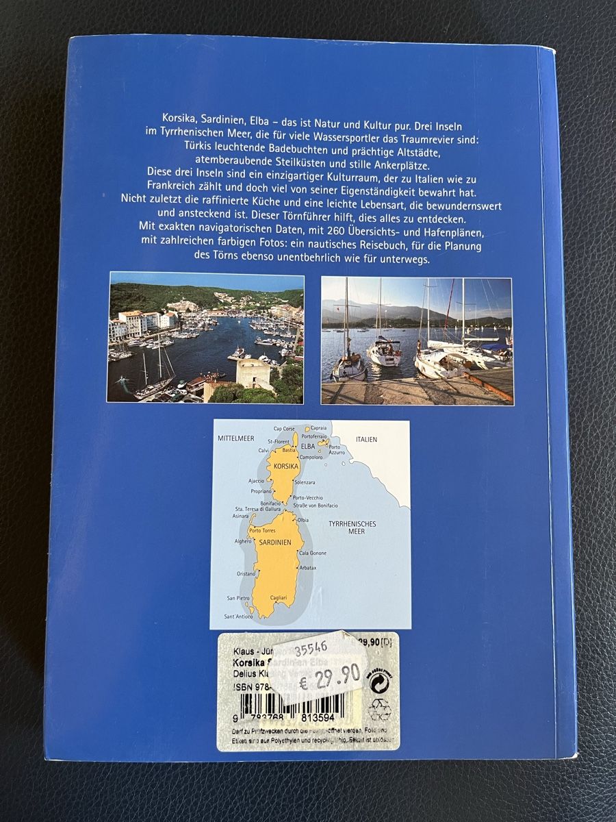 Libri: Törnführer Korsika, Sardinien, Elba – Usato da Jona venduto da Merchandise 1