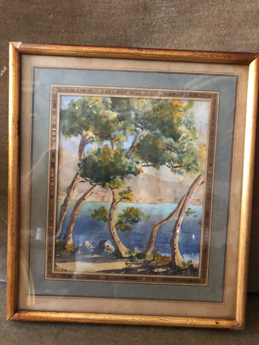 Dipinti: Rudolphe Banderlin.Schöne Landschaft. – Usato da Wald ZH venduto da mlnt