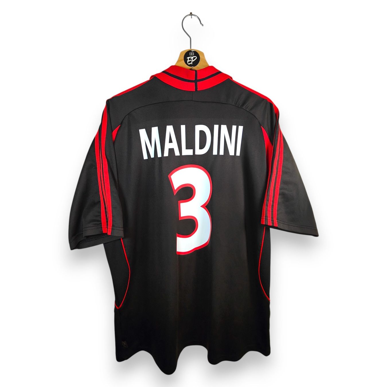 Adidas Leibchen & Hosen: Original 2000-01 AC Milan Third Trikot Maldini – Gebraucht aus Martigny von eternalpitch