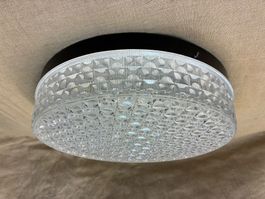 Deckenlampe mit spezielle Glas Top Zustand gereinigt um 1960