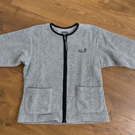 Jack Wolfskin Damen Fleecejacke grau – Gr. XS