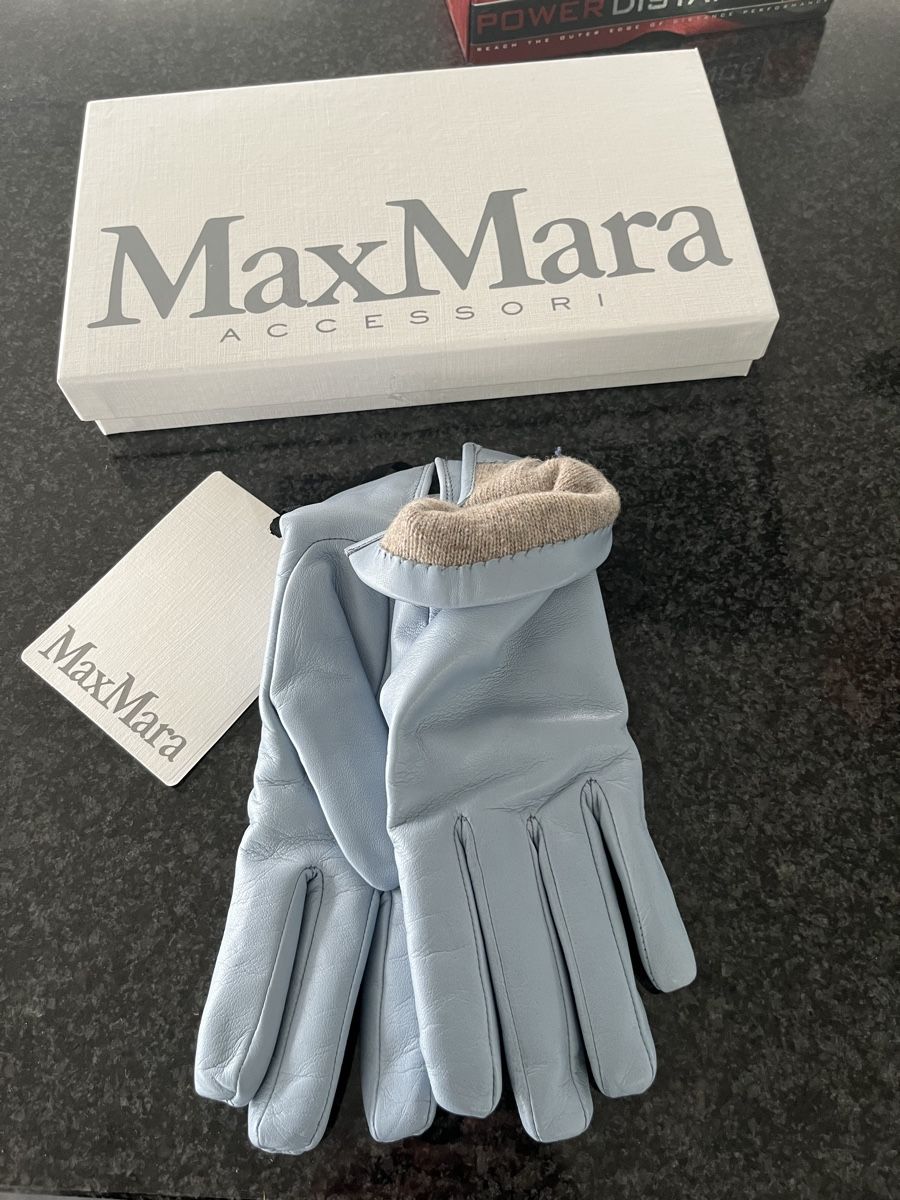 Handschuhe & Handstulpen: Leder handschuhe hellblau - Neu – Neu und originalverpackt aus Freienbach von alile 1