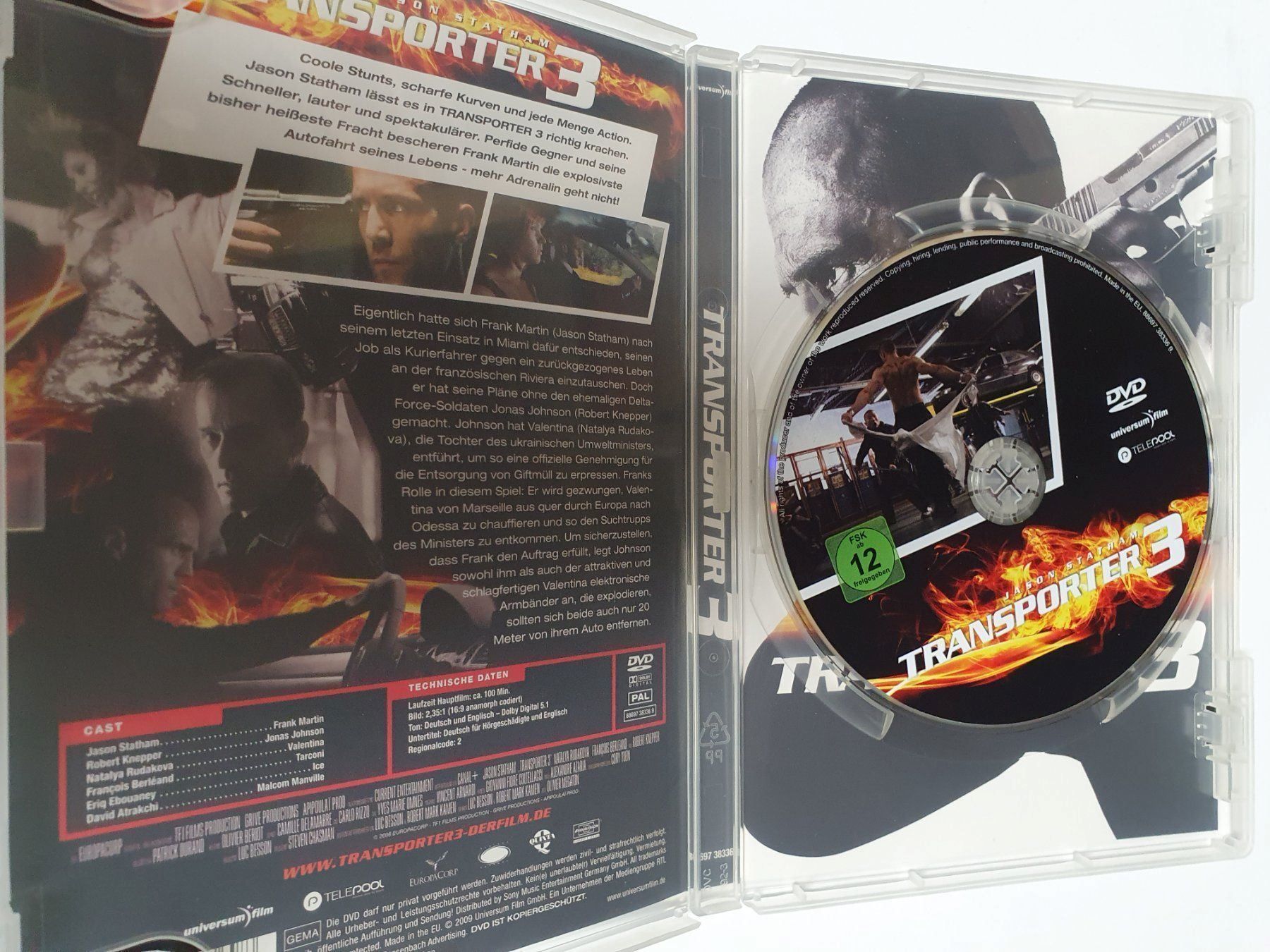 Tutti i DVDs: Transporter 3 DVD – Usato da Oberdorf BL venduto da BaldenEagle 1