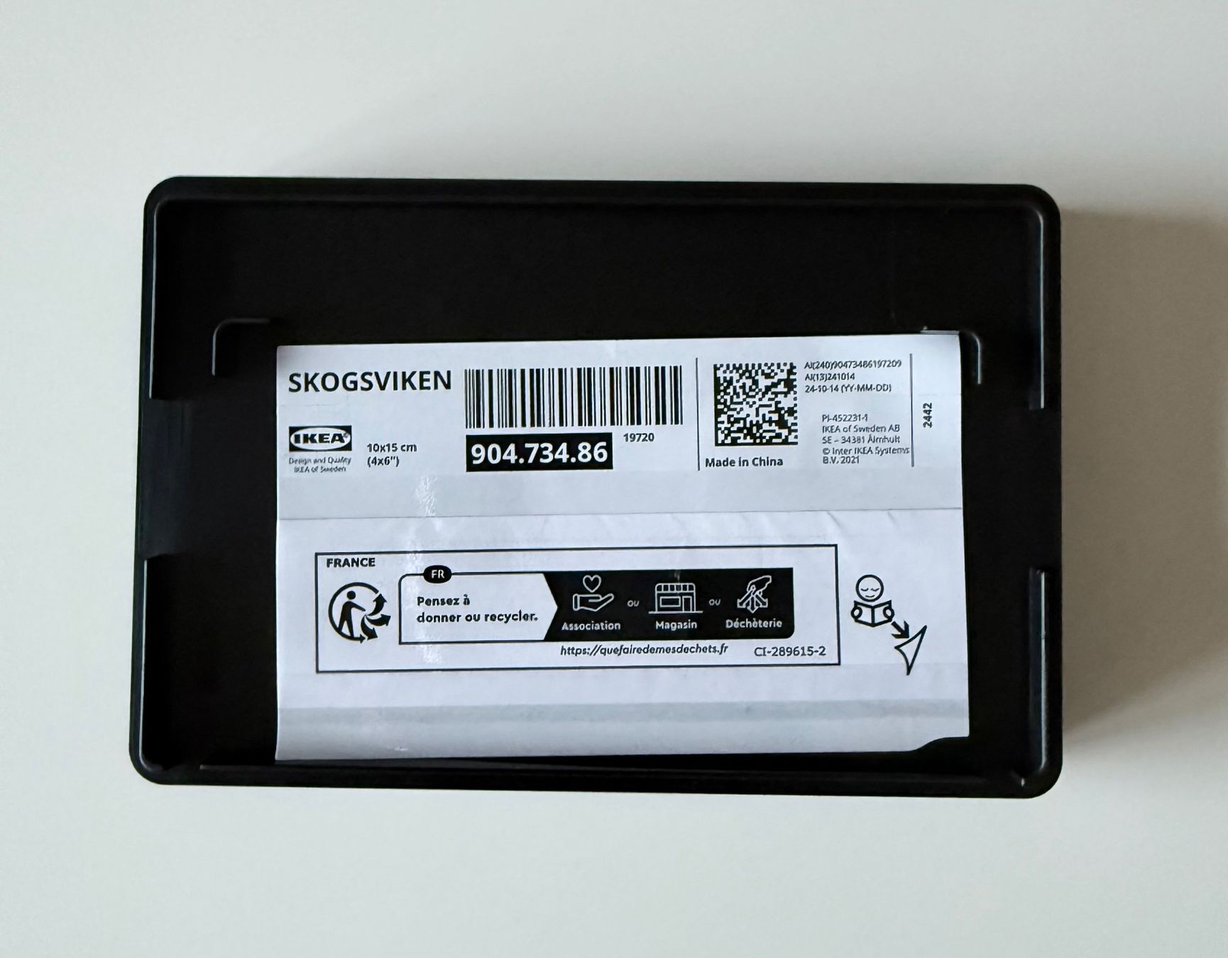 Ikea Toutes les décorations: SKOGSVIKEN small black tray x6 – Neuf avec emballage d'origine à Epalinges par Lily2006 2