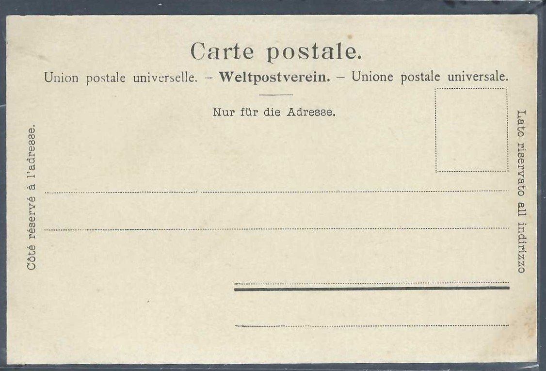 Cartoline postali: Interlaken. Post und Hotel Oberländerhof. – Usato da Horw venduto da SwissSteamMemories 1