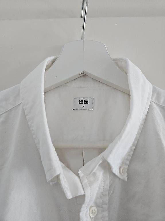 Camicie: Uniqlo Oxford Hemd weiss – Usato da Basel venduto da nav_h662 1