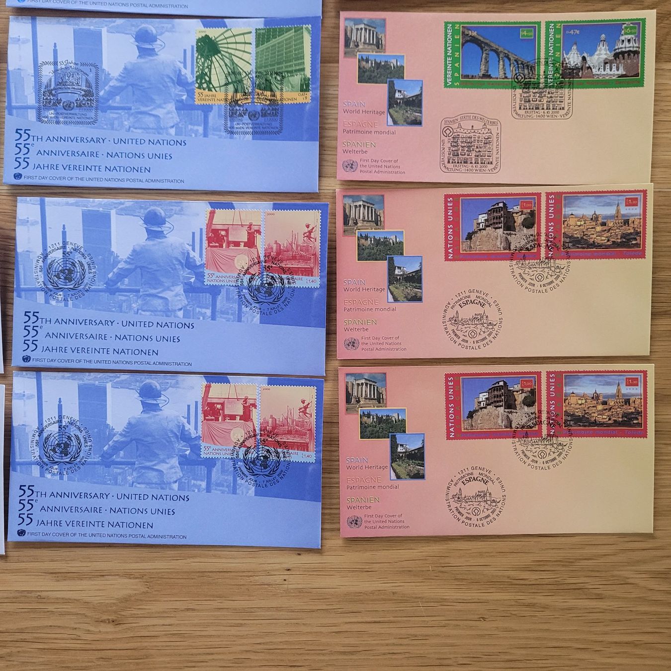Tous les timbres: Los Mit FDC uno ONU – D'occasion à Biel/Bienne par Destockweb 4