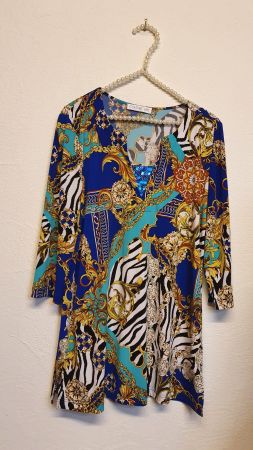 Stilvolle Couture Line Bluse 40/42 – leichter Sommer-Eleganz