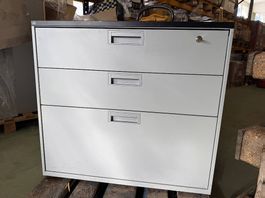 Lista 3er Büroschrank inkl. Schlüssel, 80x40xH74cm