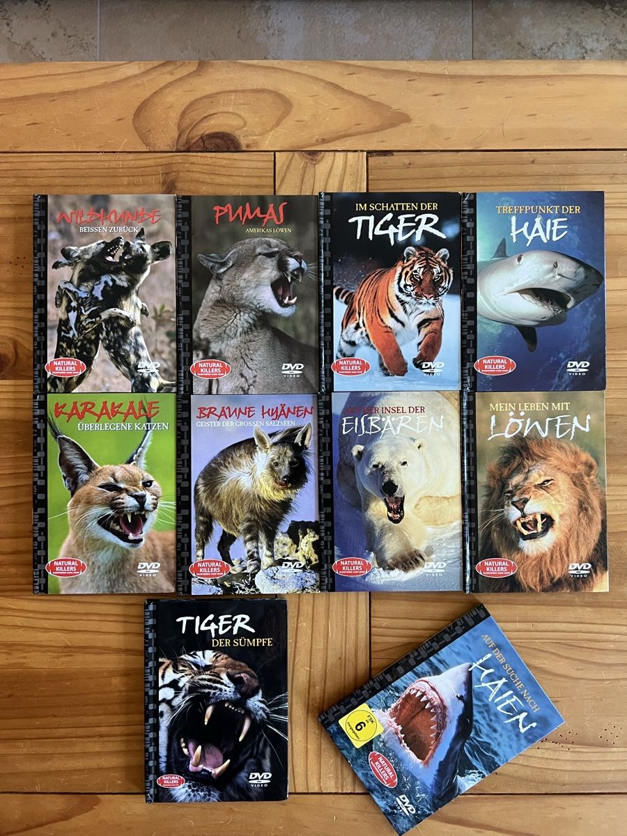 Tutti i DVDs: DVD Sammlung von Wildtieren  – Nuovo (secondo la descrizione) da Kallnach venduto da sta_sy57