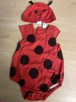 Neuer LCW Marienkäfer Body mit Mütze, Grösse 62/68🐞