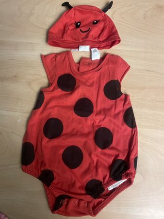 Neuer LCW Marienkäfer Body mit Mütze, Grösse 62/68🐞