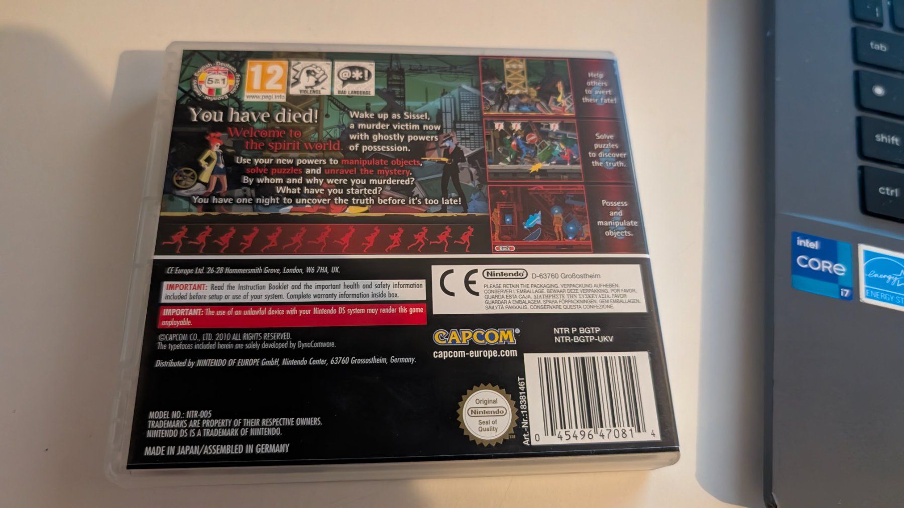 Nintendo Giochi: Ghost Trick - Nintendo DS Game - Complete Rare – Usato da Hünenberg See venduto da SpecialEditionGaming 1