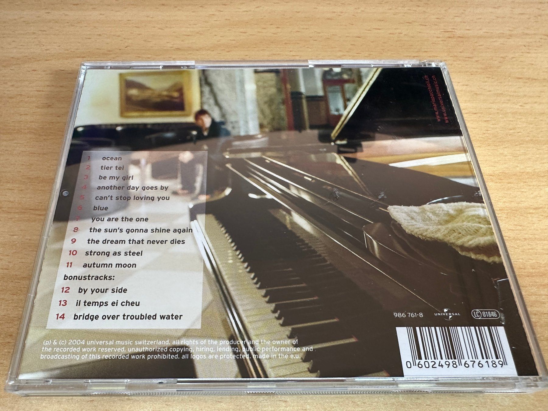 CDs: Mario Pacchioli – Mario Pacchioli – Gebraucht aus Rikon im Tösstal von Alpenmutz 1