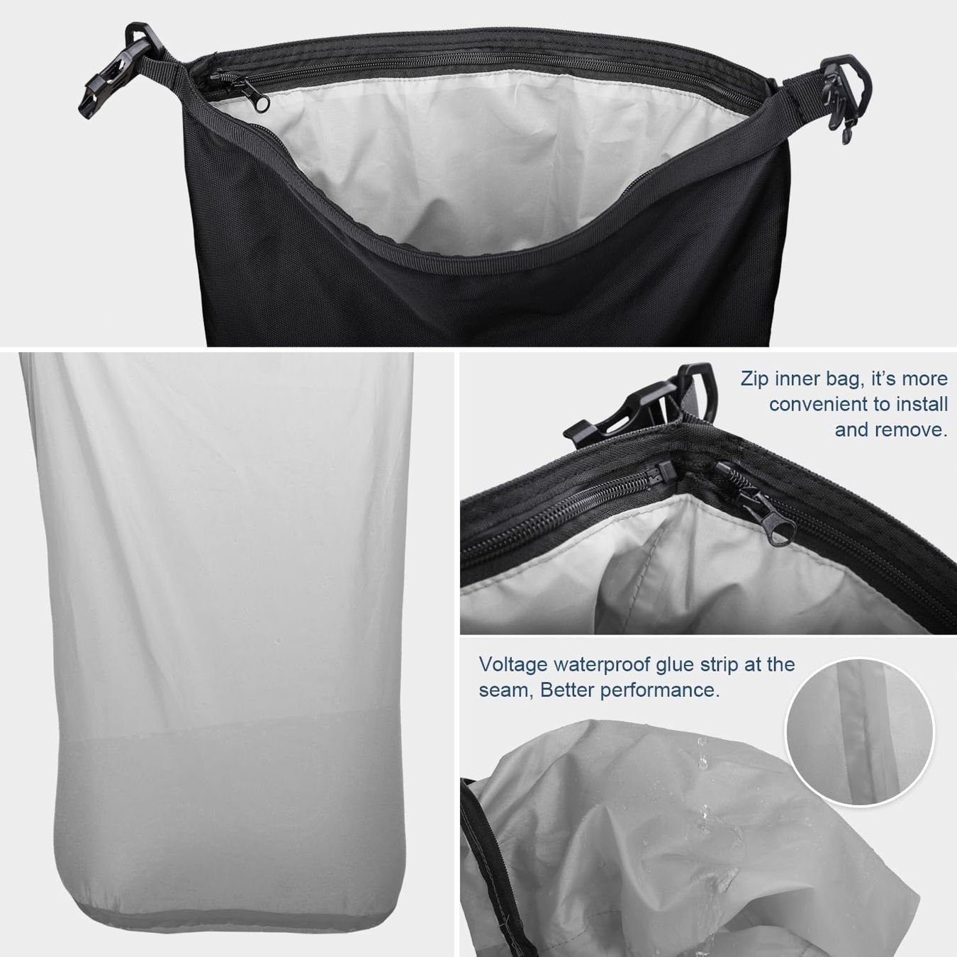Borse: Multifunktionale Wasserdichte Motorrad-Sitztasche 10L – Nuovo e nell'imballaggio originale da Châtelaine venduto da topshop.switzerland 3