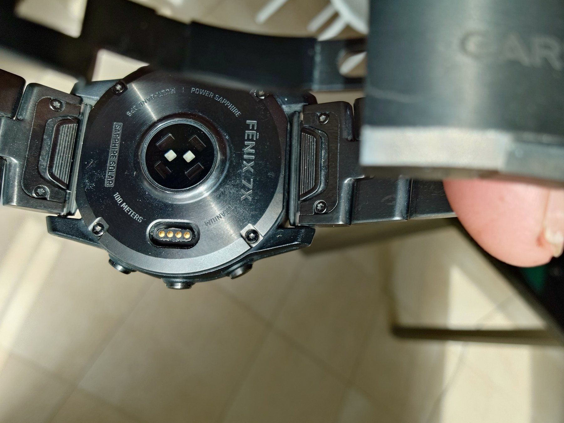 Fenix Smartwatch: Garmin Fenix 7x Saphir Solar – Gebraucht aus Leytron von Bell57 3