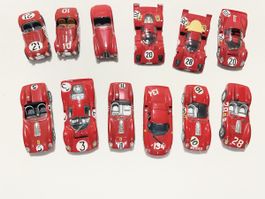12 Ferrari von 1947 bis 1970 von Brumm sehr gut erhalten 