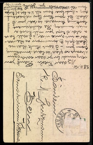 Cartoline postali: AK Belp, Schloss Belp – Usato da Berlin venduto da bartko-reher 1