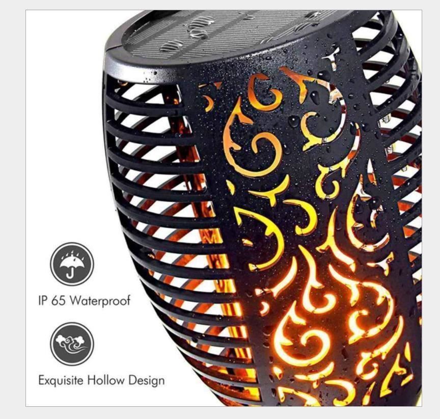 Lampen: 4Stk Solar Fackeln Lampe Solarleuchten – Neu (gemäss Beschreibung) aus Thun von Newnewshop 1