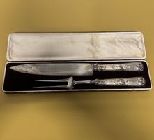  Messer und Gabel versilbert antik 
