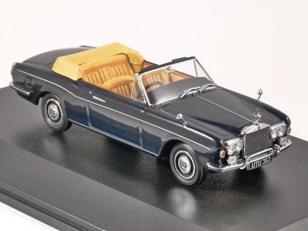 Rolls Royce Modellini d'auto: Rolls Royce Corniche Convertible I 1971-1987 RHD dunkelblau – Nuovo e nell'imballaggio originale da Gerlafingen venduto da espero88 3