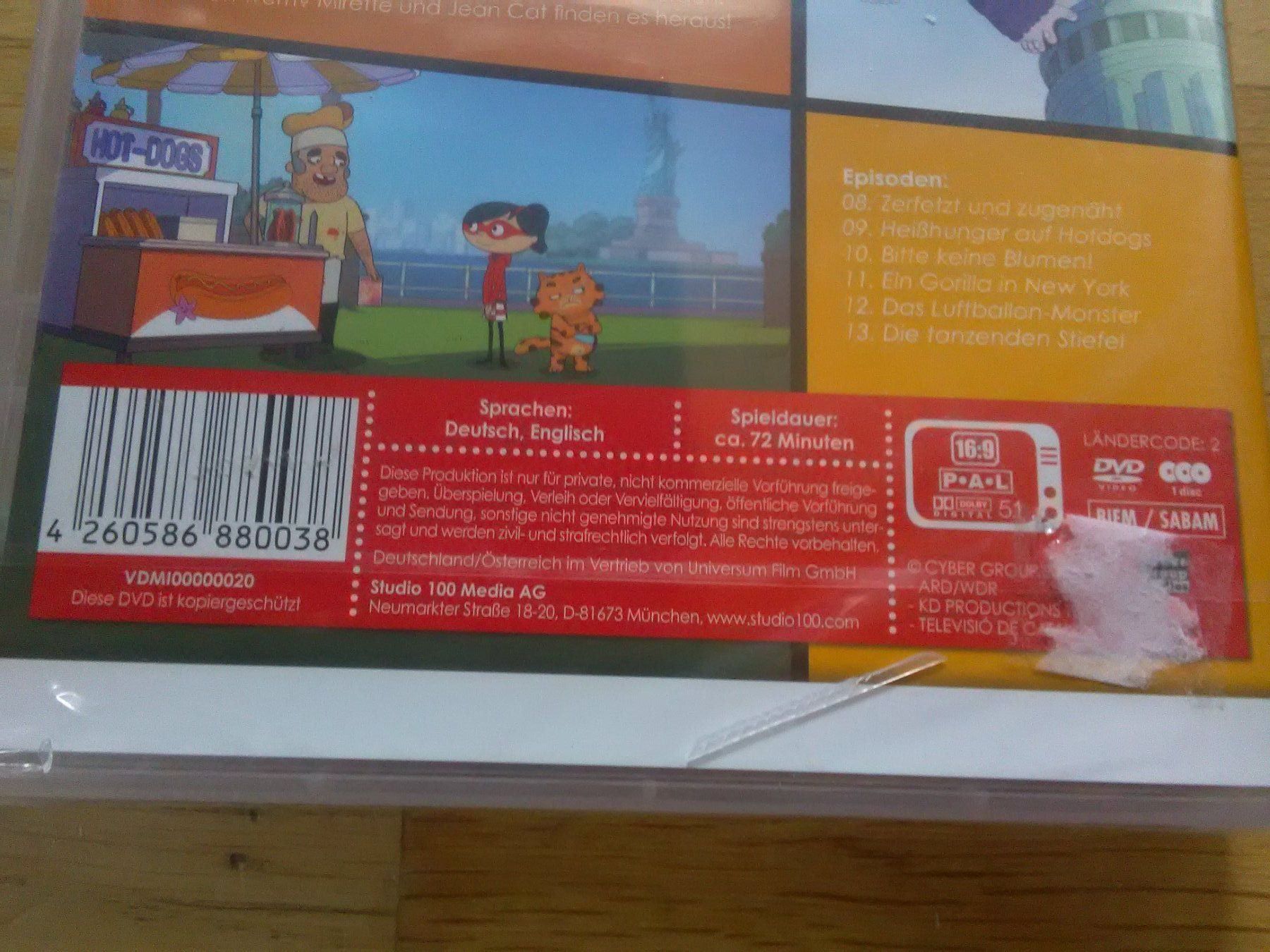 Alle DVDs: Mirette ermittelt - Ein Gorillaz in NY – Neu und originalverpackt aus St. Gallen von elk2021 1