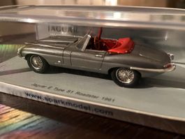 Jaguar E type roadster 1961 Spark 1/43