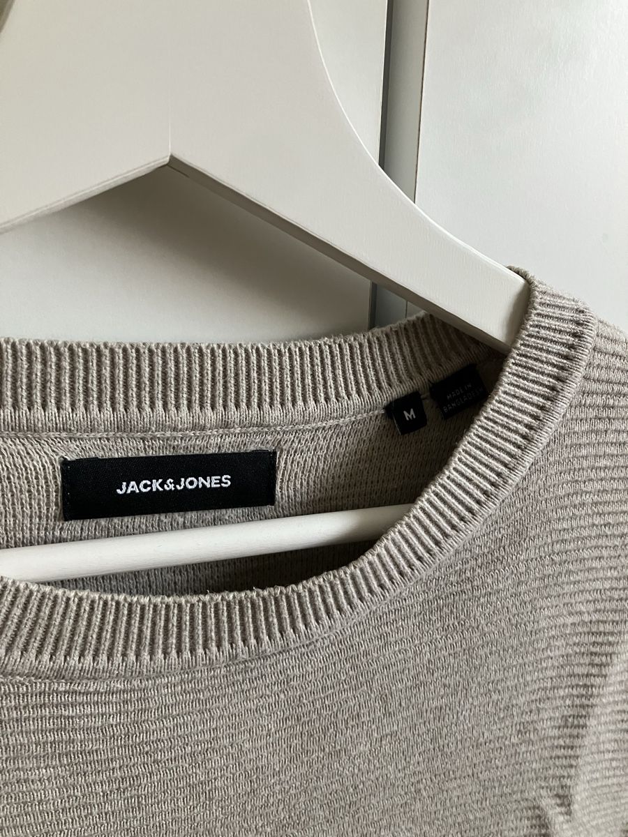 Jack & Jones Pulls & Sweat-shirts: Jack & Jones Herren Strickpullover, Beige, Grösse M – Neuf (Voir description) à Winterthur par Streisel 1
