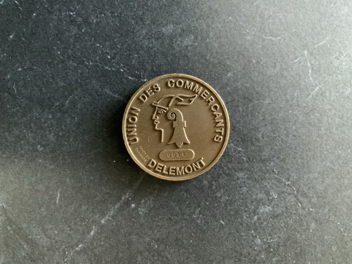 Medaglie: Médaille union des commerçants Delémont 1994 – Nuovo e nell'imballaggio originale da Courgenay venduto da Jacquesdr 1