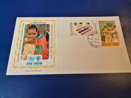 1.Tagesbrief Int. Jahr des Kindes 1979 Thailand