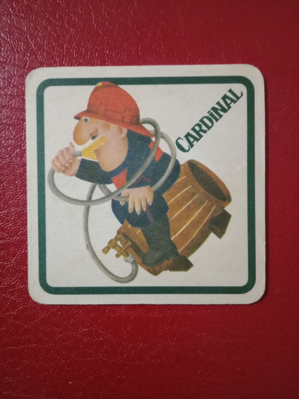 Cardinal Untersetzer: Bierdeckel Cardinal Motiv Cartoon Spruch – Gebraucht aus Küttigen von Melisch1000