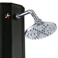 Duschkopf rund für Solardusche Kopfbrause Regendusche Brause
