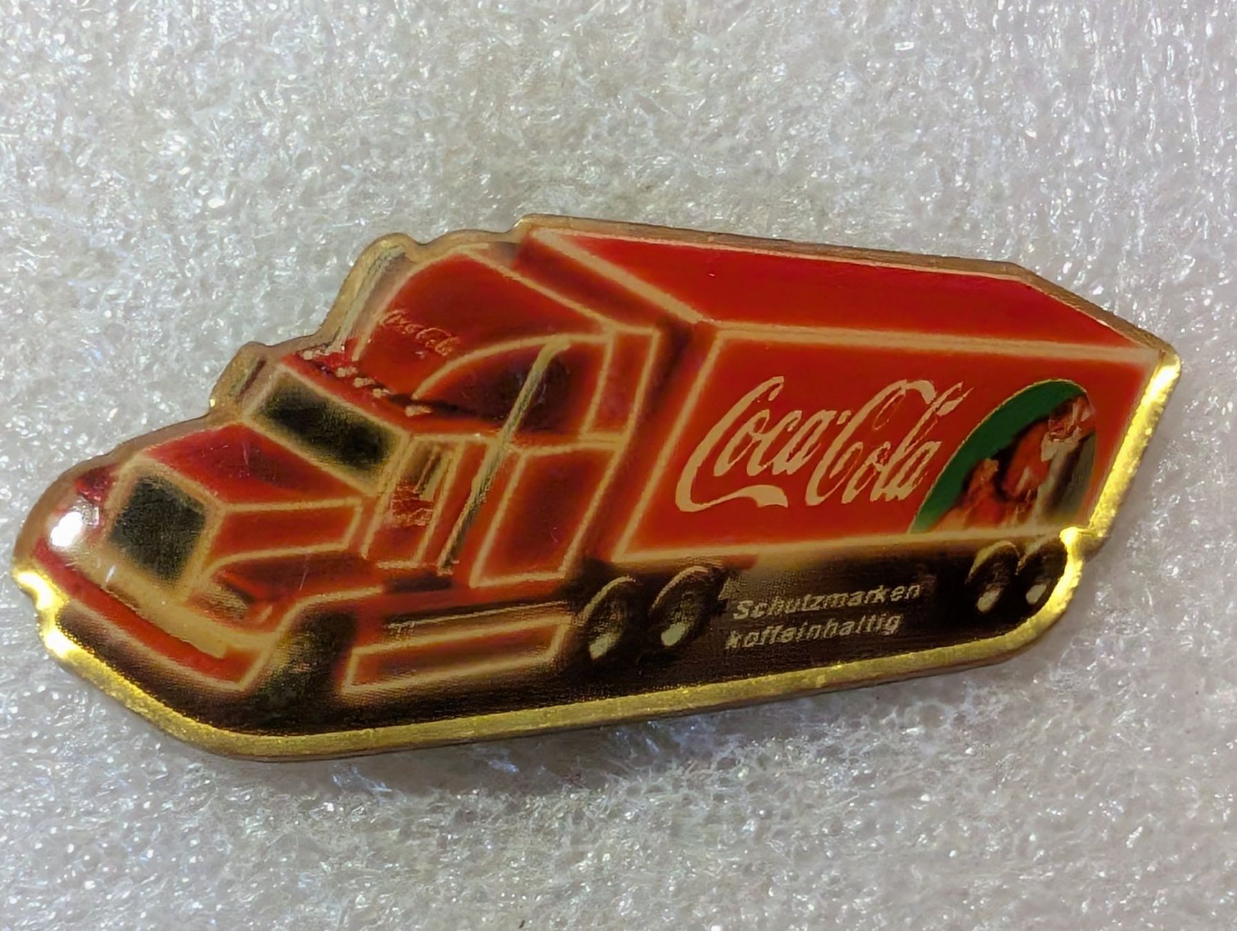 Placchette & Badge: Ansteckpin 203: LKW Coca Cola – Usato da Oppligen venduto da Pin-Fall-Shop