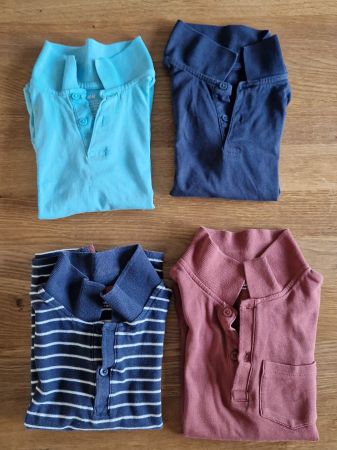 4 Polo T-shirts H&M Vertbaudet Gr. 110/116 - top Zustand