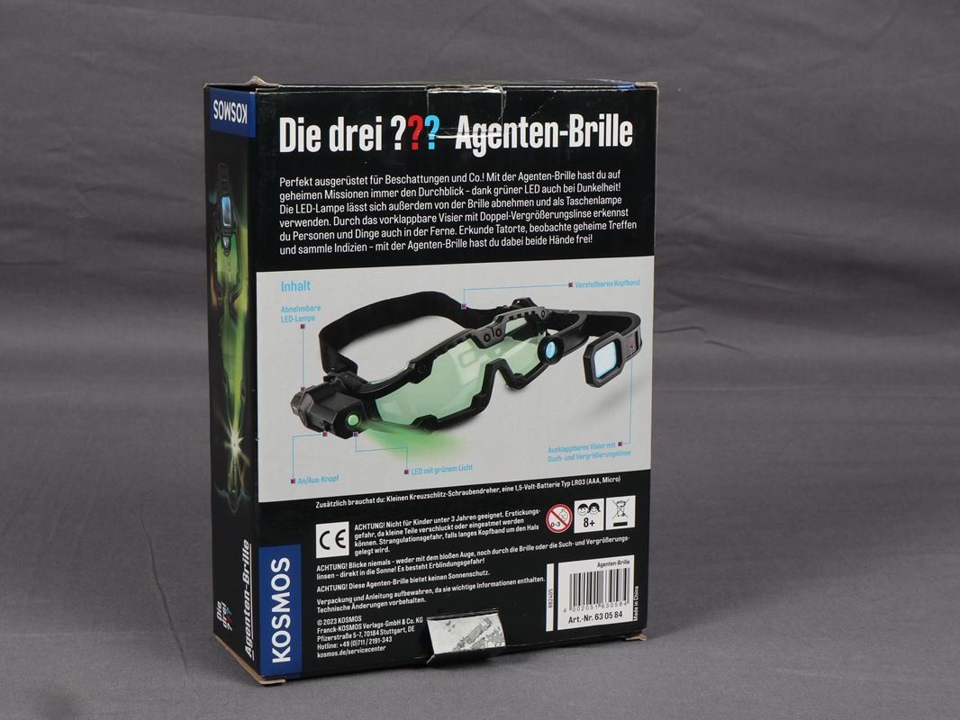 VR Brille: KOSMOS  Die Drei ??? Agenten-Brille – Neu (gemäss Beschreibung) aus Steinen von Restwert_Steinen 8