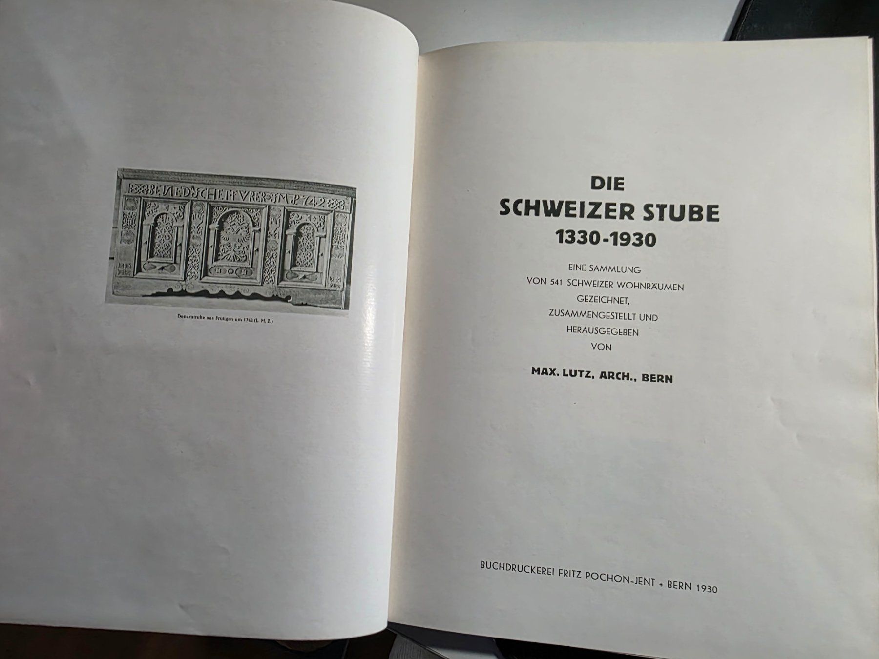 Libri: Max Lutz Bern / Schweizer Stube 1330-1930 – Usato da Walterswil BE venduto da Lonitti 7