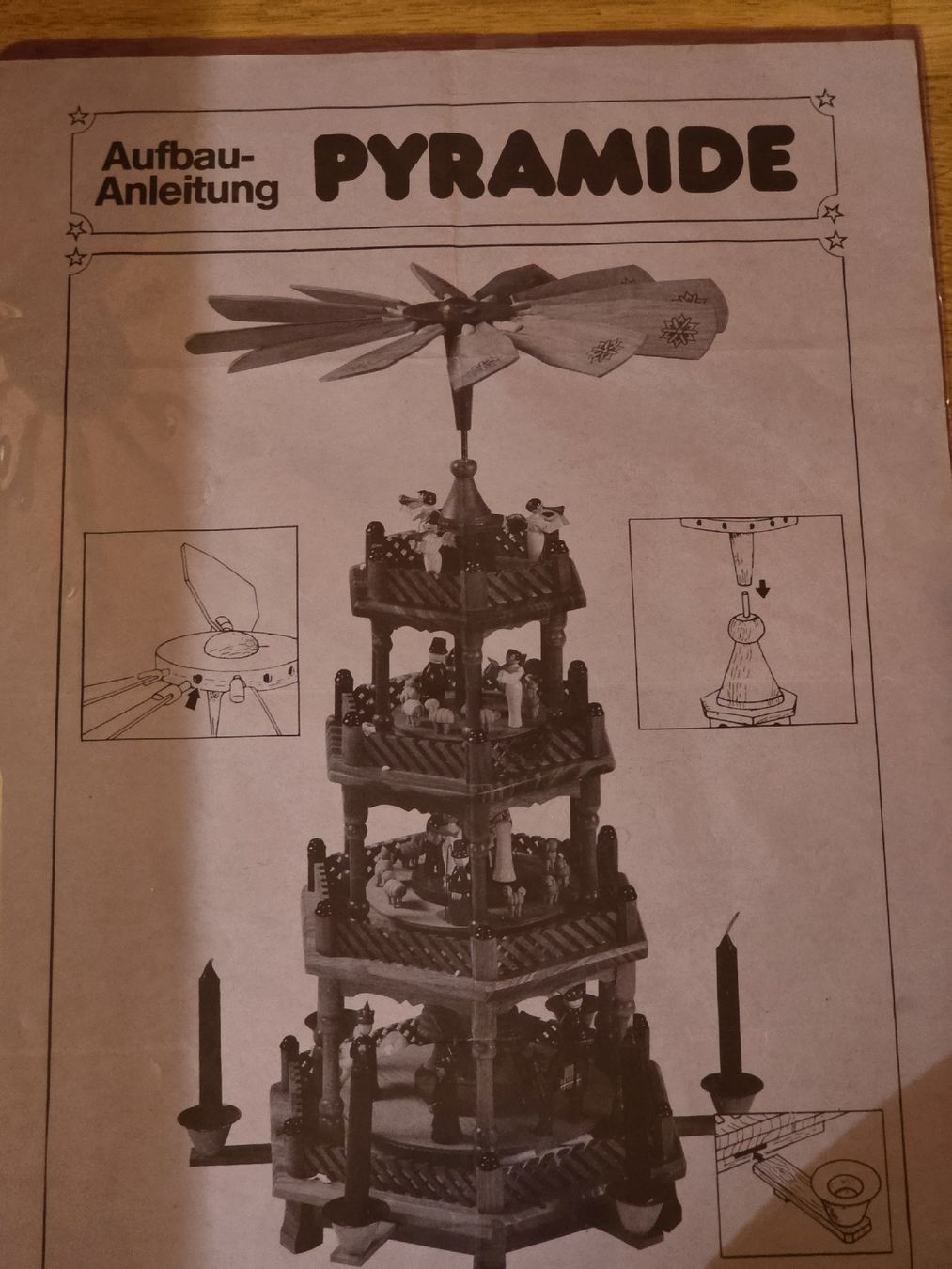 Tutte le decorazioni: Christmas Pyramid with Figurines, approx. 30cm high – Nuovo (secondo la descrizione) da Bolligen venduto da Vintage_soul12 2