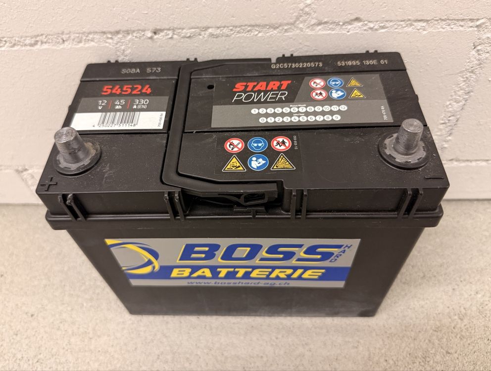 Boss Autobatterie 12V 45Ah 330A (EN) - Top Zustand! (Neu (gemäss ...