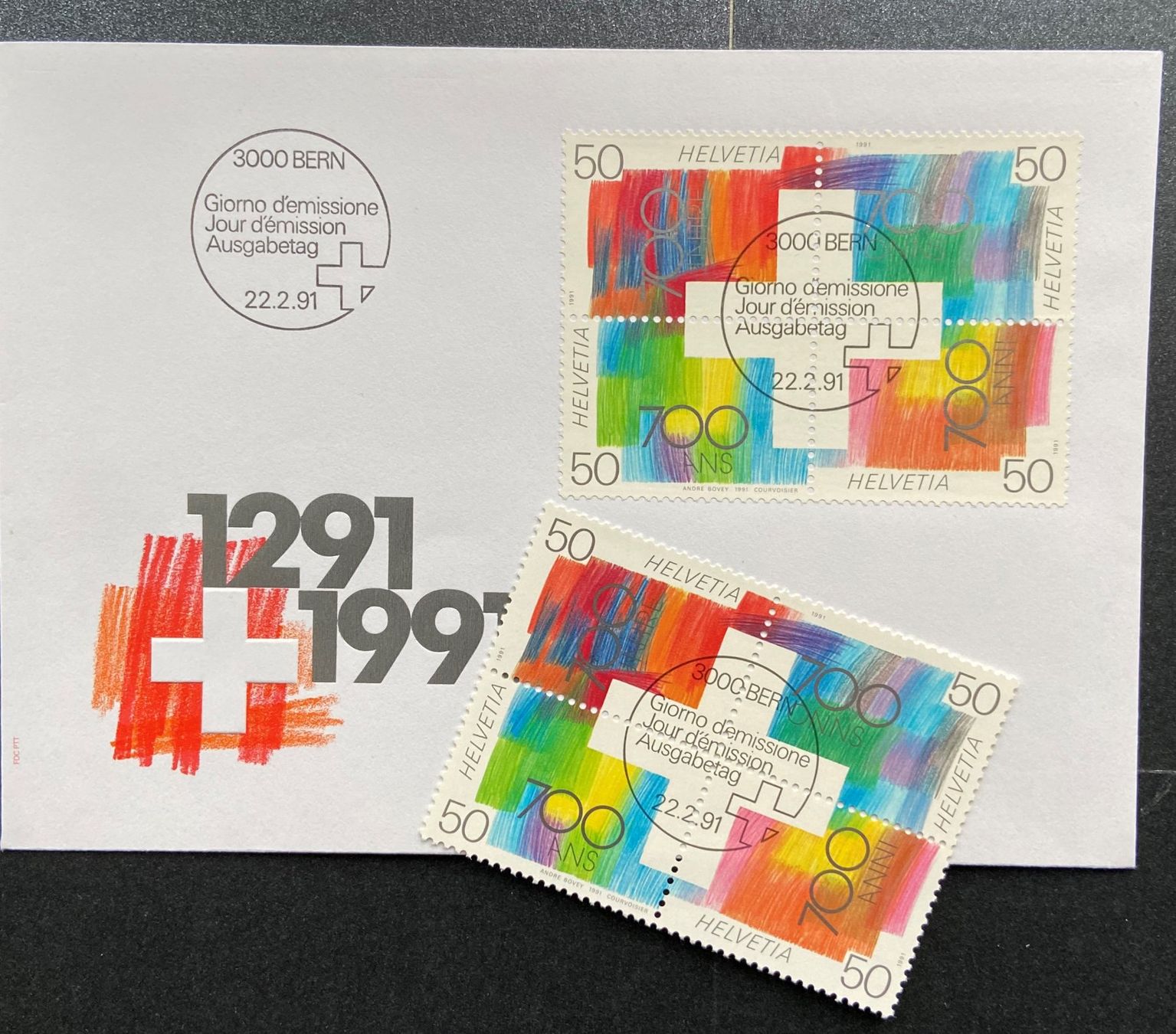 Tutti i francobolli: ET Freimarken Satz 1990 - 92  FDC + 4 er Blöcke – Usato da Böckten venduto da Hansi36 3