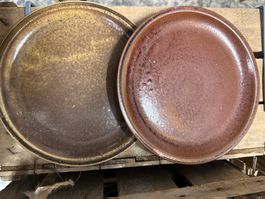 2 Teller STONEWARE TAIZE, Ø 24.5 cm