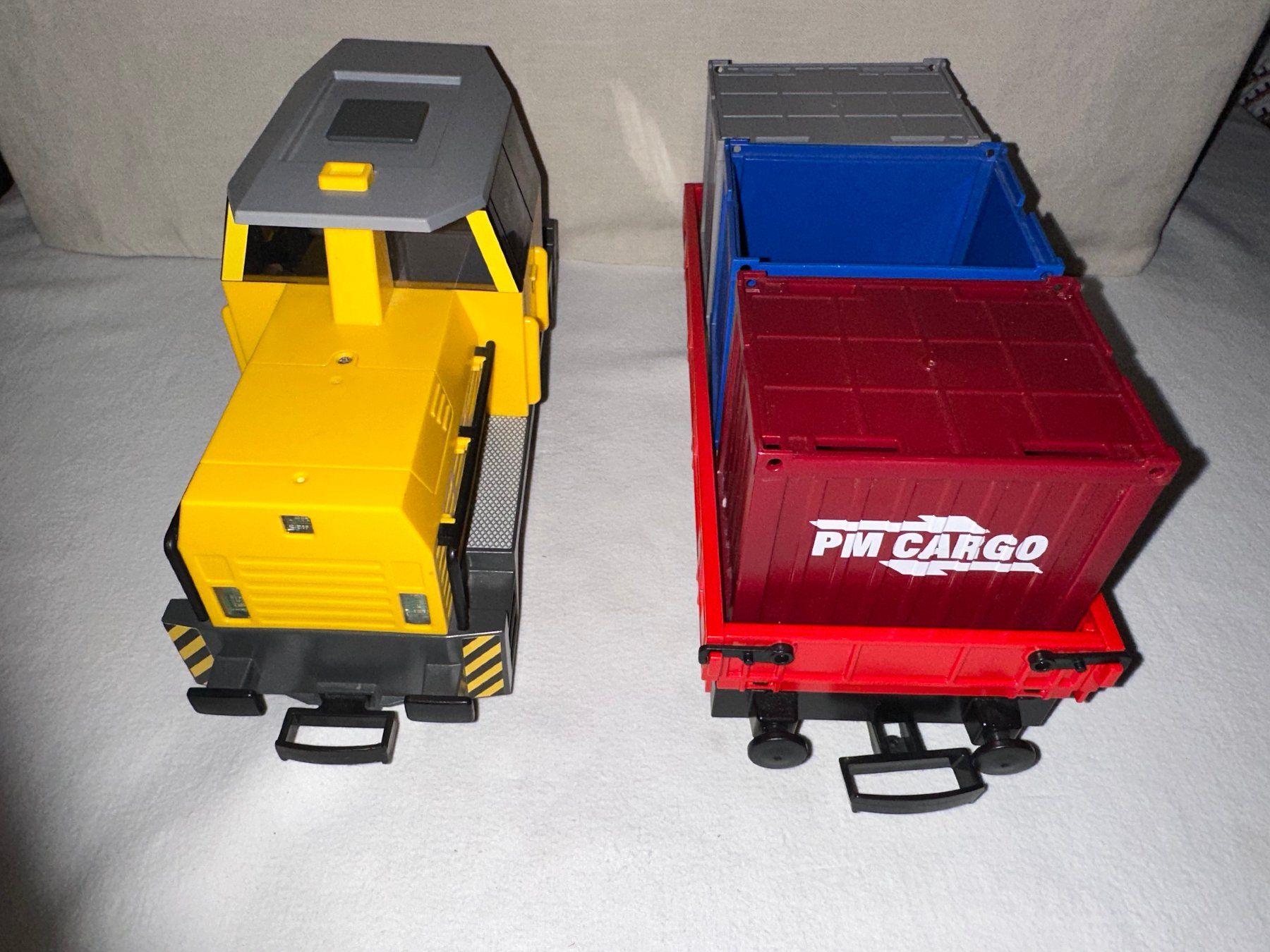 Playmobil Giocattoli: Train Playmobil  radio commandé avec 1 wagon et rails – Usato da Ste-Croix venduto da mjmg 3