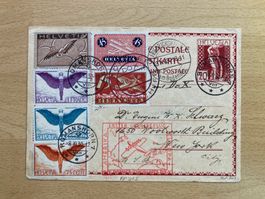 Flugpostkarte DOX Dornier 1930 nach New York