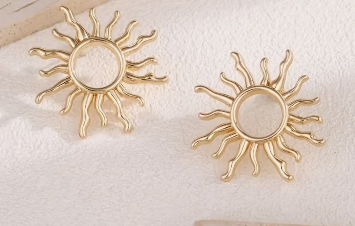 Orecchini pendenti & Orecchini a lobo: Sonnige Ohrringe, goldfarben – Nuovo e nell'imballaggio originale da Saanen venduto da SoniaMichaela 2