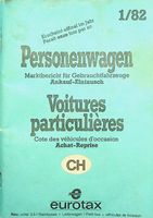 Für deine Sammlung: blaues eurotax-Büchlein Januar 1982