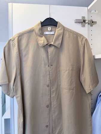 Hemd Mango Braun