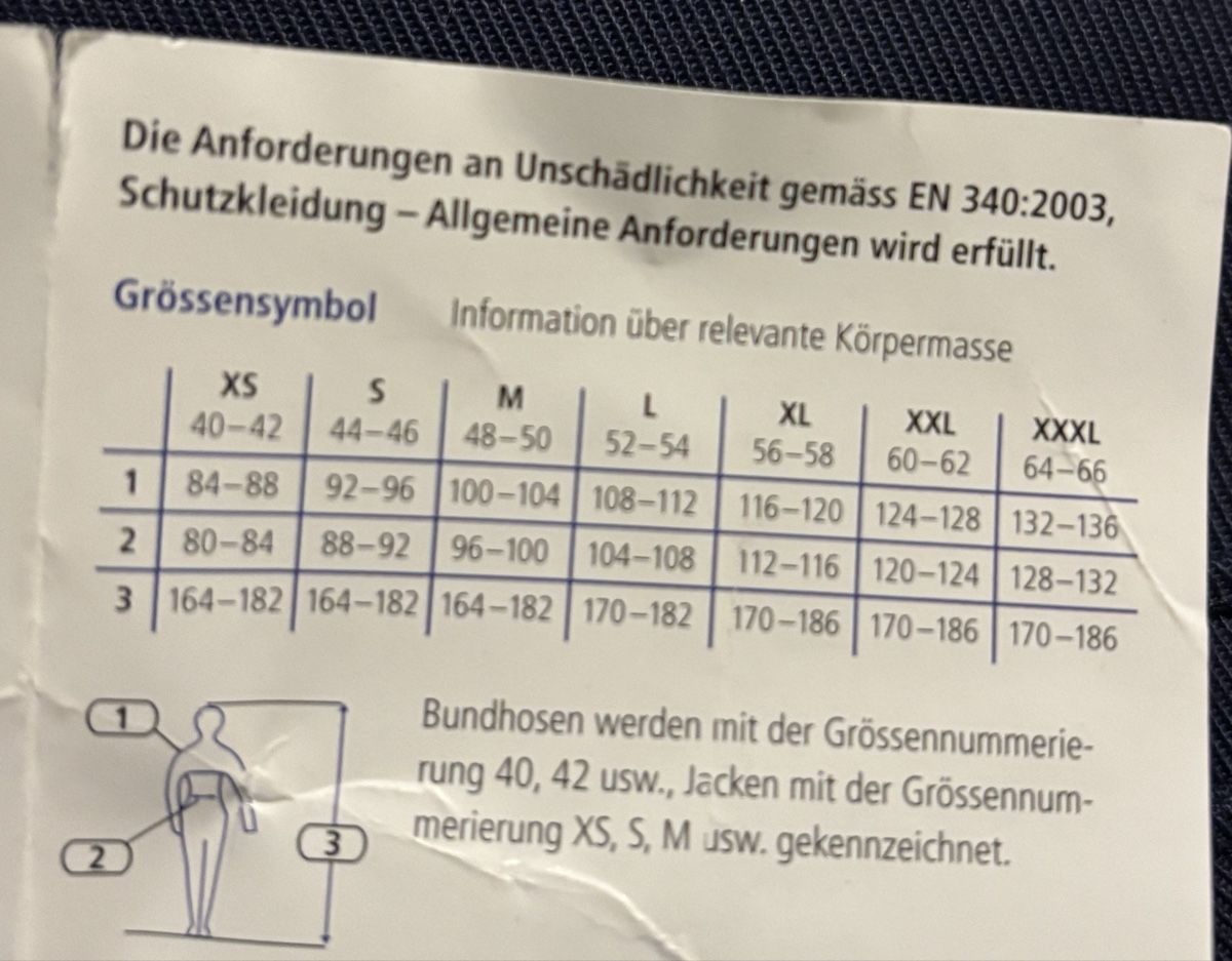 Pantaloni: Protex Bundhose Gr. 46 Warnschutz, Neu!! – Nuovo (secondo la descrizione) da Aarau venduto da Wolli85 3