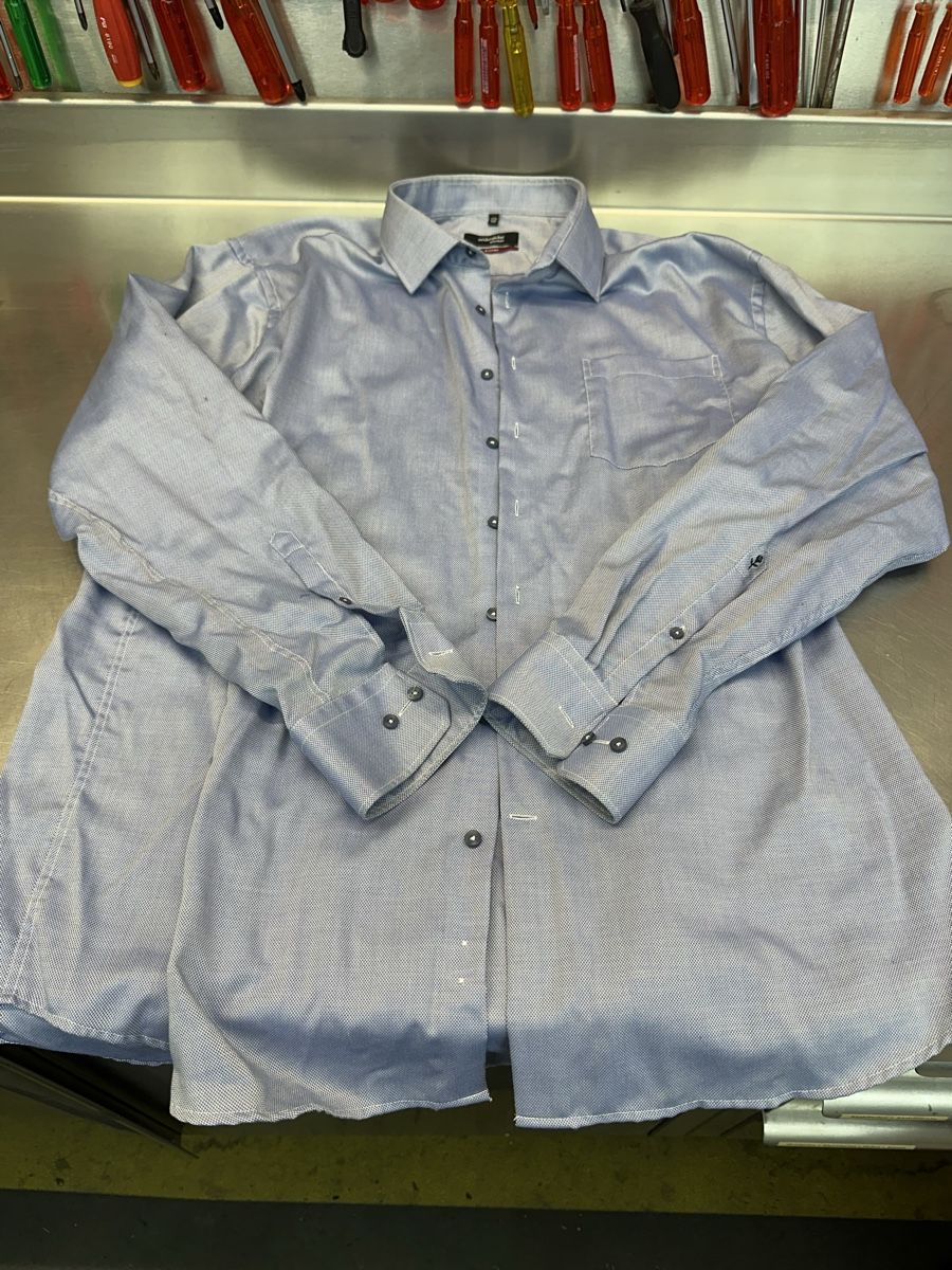 Camicie: Herren Hemd Seidensticker blau – Usato da Schwende venduto da weesli 3