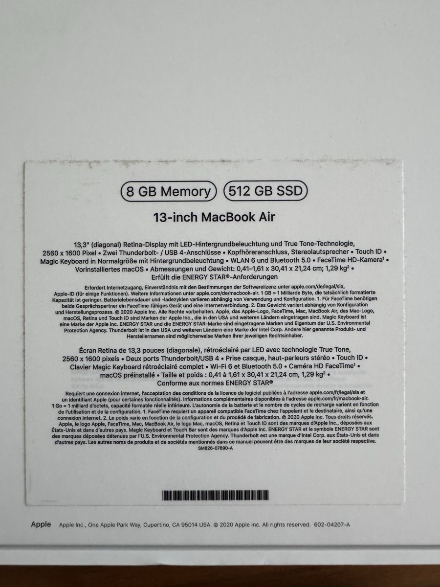 Apple Notebook: Mac Book Air 13“ – Usato da Merlischachen venduto da maerlischacher 4