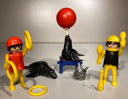 Playmobil Zirkus, seltene Seelöwen-Dressur & Jongleur