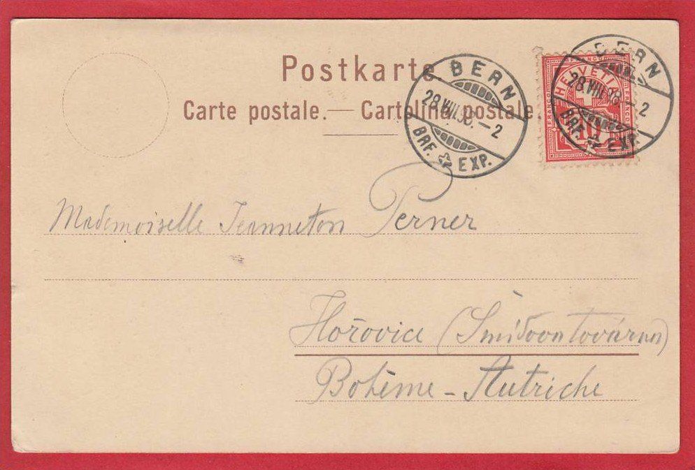 Cartoline postali: BERN, ZEITGLOCKENTURM, KRAMGASSE, LITHO – Usato da Grüningen venduto da Kartenlaube 1